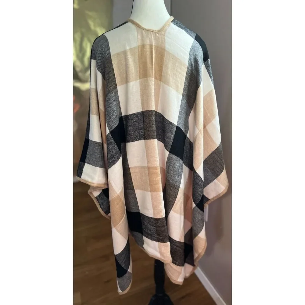 NWT Ann Taylor Open Front Poncho/Wrap. OS.